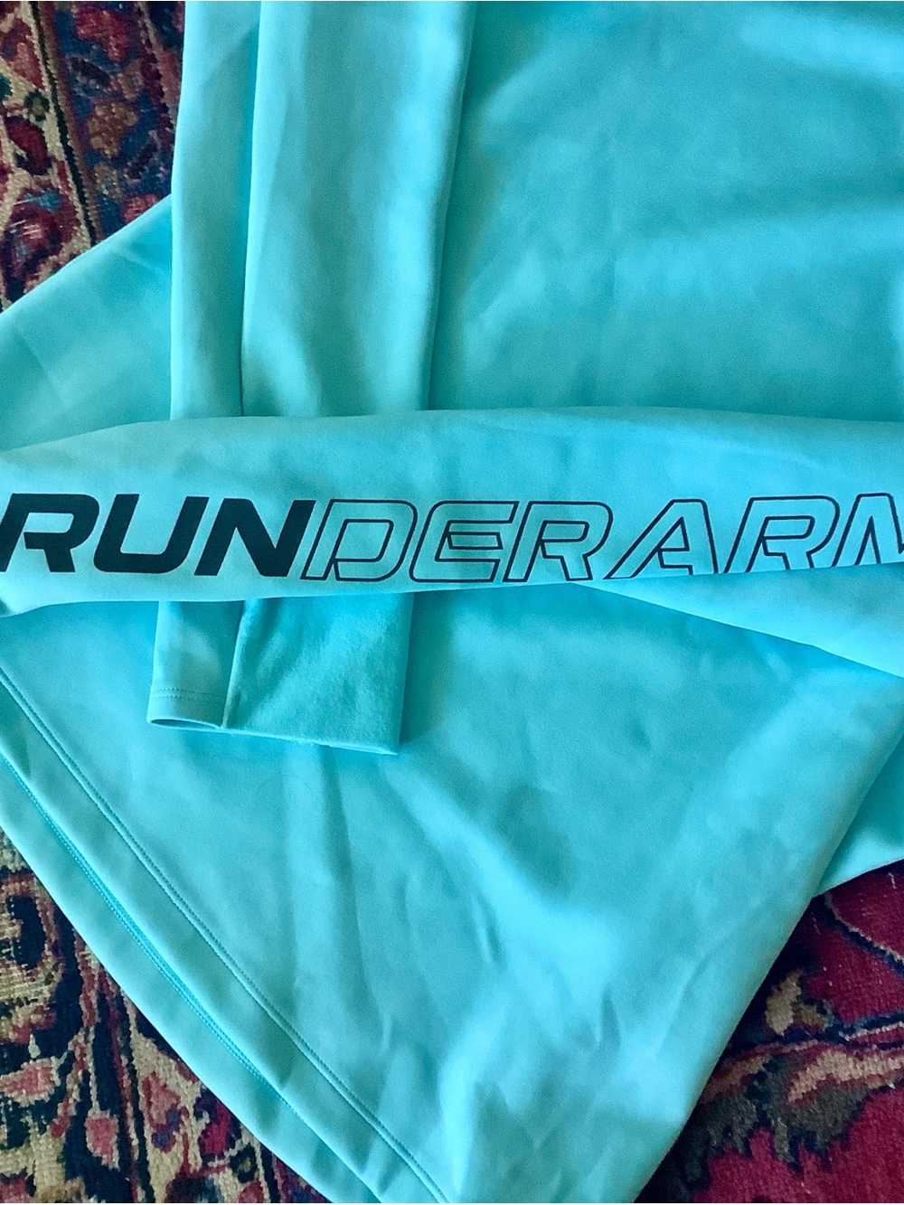 Under Armour Women's Empowered Funnel Neck pullover Blue Sz L NWT - Picture 3 of 8